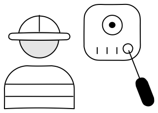 Installer from the Building Monitoring shape library