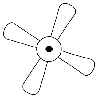 Ceiling Fan from the Building Monitoring shape library