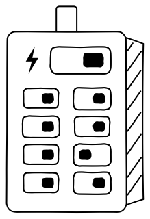 Electrical Panel from the Building Monitoring shape library