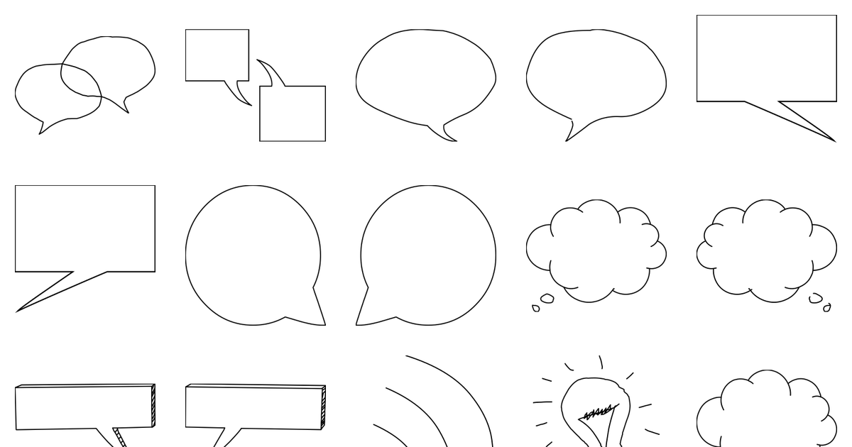 A selection of shapes from Communication