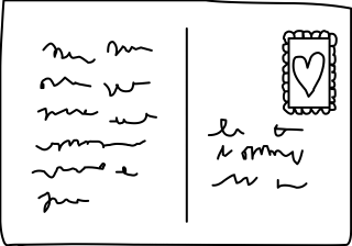 Postcard from the Communication shape library