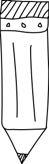 Pencil from the Communication shape library