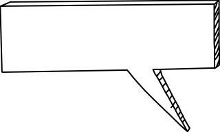 SpeechBox 3D from the Communication shape library