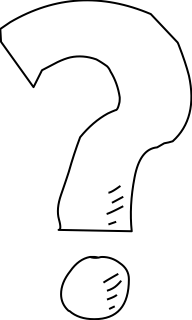 Question Mark from the Communication shape library