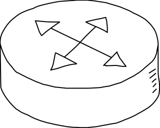 Router from the Computers/Networks shape library