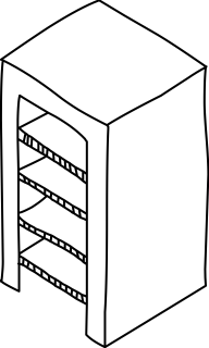 Rack from the Computers/Networks shape library