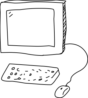 Computer from the Computers/Networks shape library
