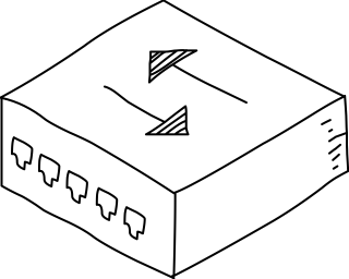 Switch from the Computers/Networks shape library
