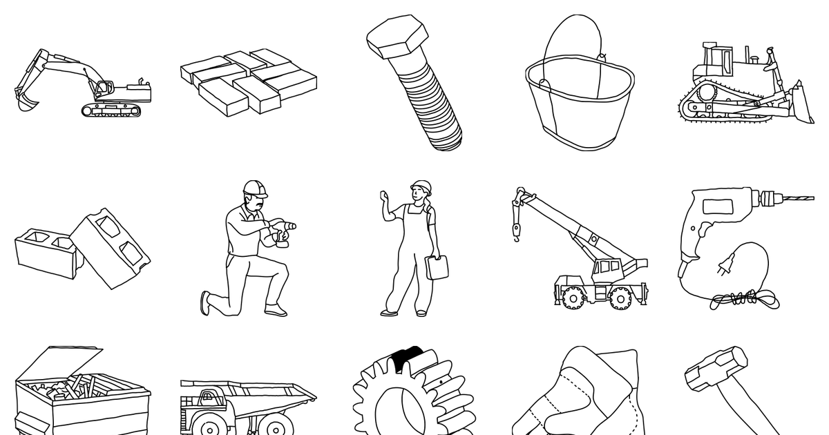 A selection of shapes from Construction