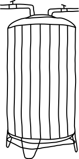 Water Tank from the Construction shape library