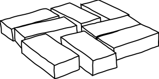 Bricks from the Construction shape library
