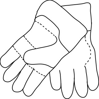 Gloves from the Construction shape library