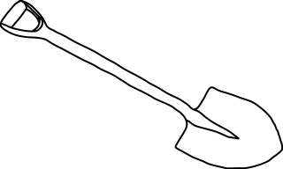Shovel from the Construction shape library