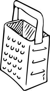 grater from the Cooking #1 shape library
