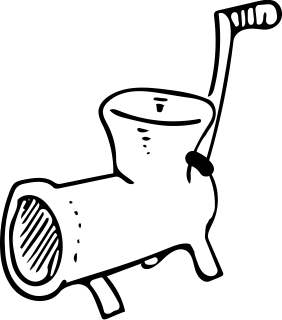 grinder from the Cooking #1 shape library
