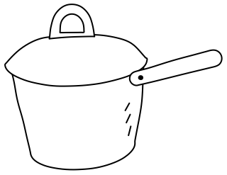 Saucepan from the Cooking #1 shape library