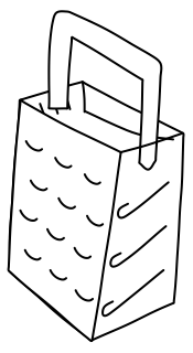 Box Grater from the Cooking #1 shape library