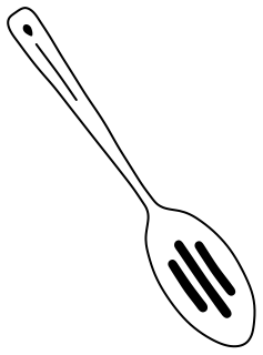 Slotted Spoon from the Cooking #1 shape library