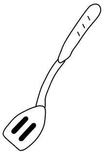 Spatula from the Cooking #1 shape library
