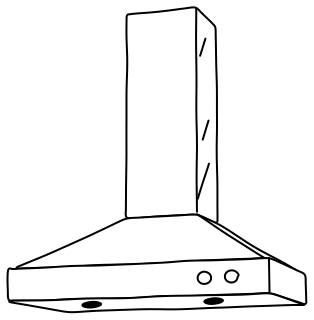 Range Hood from the Cooking #1 shape library