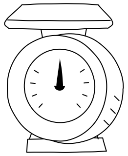 Kitchen Scale from the Cooking #1 shape library