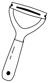 Vegetable Peeler from the Cooking #1 shape library