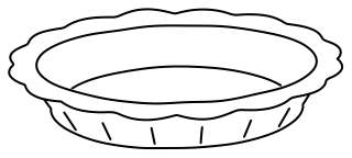 Pie Dish from the Cooking #1 shape library
