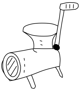 Meat Grinder from the Cooking #1 shape library