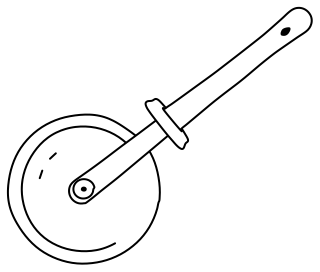 Pizza Cutter from the Cooking #1 shape library