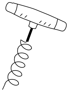 Corkscrew from the Cooking #1 shape library