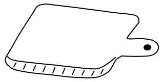 Cutting Board from the Cooking #1 shape library