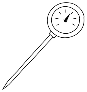 Meat Thermometer from the Cooking #1 shape library