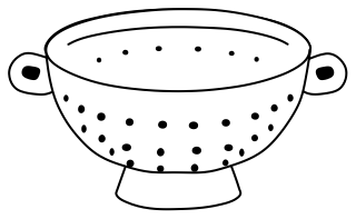 Colander from the Cooking #1 shape library