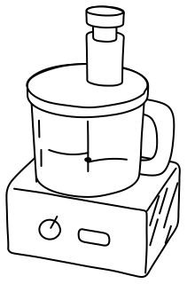 Food Processor from the Cooking #1 shape library