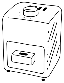 Air Fryer from the Cooking #1 shape library