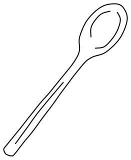 Wooden Spoon from the Cooking #1 shape library