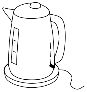 Electric Kettle from the Cooking #1 shape library