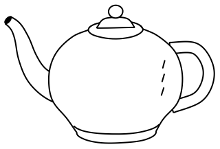 Teapot from the Cooking #1 shape library