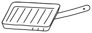Griddle Pan from the Cooking #1 shape library
