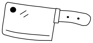 Cleaver from the Cooking #1 shape library