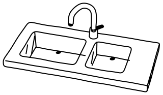 Kitchen Sink from the Cooking #1 shape library