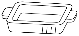 Baking Dish from the Cooking #1 shape library