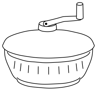 Salad Spinner from the Cooking #1 shape library