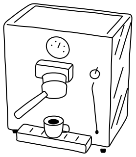 Espresso Machine from the Cooking #1 shape library