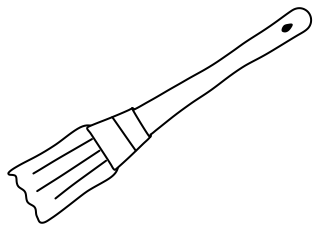Pastry Brush from the Cooking #1 shape library