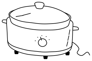 Slow Cooker from the Cooking #1 shape library