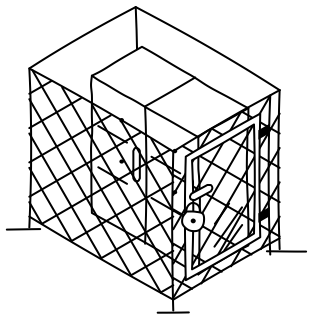 Colocation Cage from the Data Centers and AI shape library