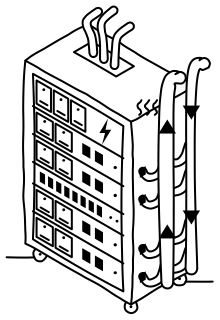AI Rack from the Data Centers and AI shape library