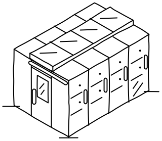 Aisle Containment from the Data Centers and AI shape library