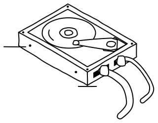 Hard Disk Drive from the Data Centers and AI shape library